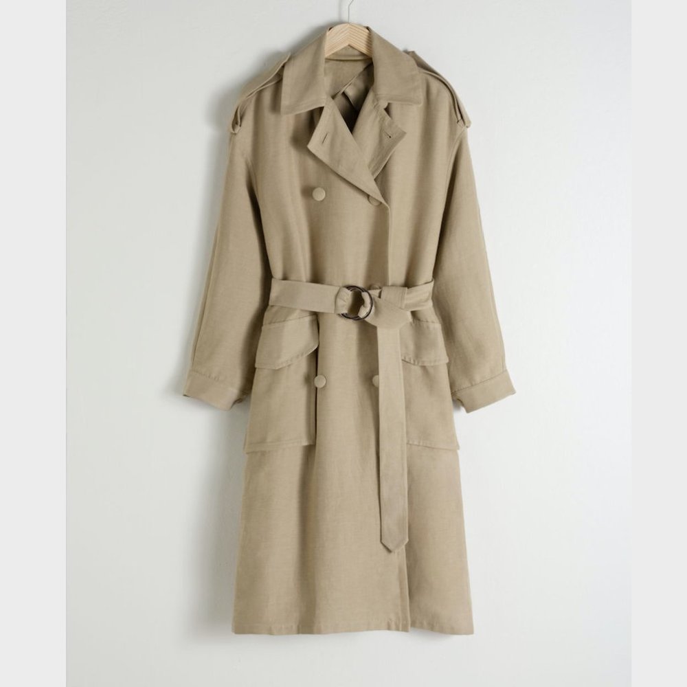 [NWT] & other stories Linen Trench